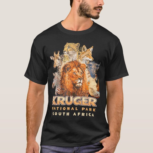 T-shirt Animals In South African Kruger National Park T-Sh (Devant)