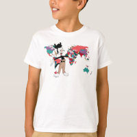 Animaniacs | Graphique de la carte du monde de Yak