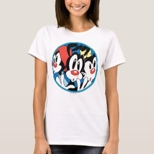T-shirt Animaniacs   Warner Siblings Circle Graphic