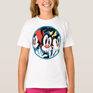 T-shirt Animaniacs Warner Siblings Circle Graphic