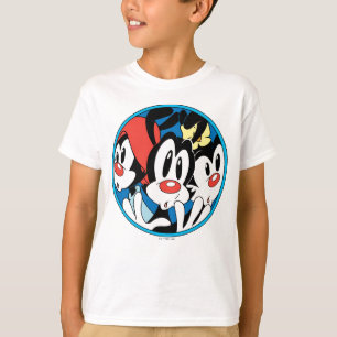 T-shirt Animaniacs Warner Siblings Circle Graphic