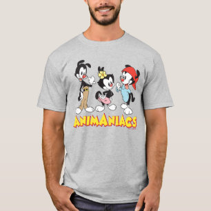 T-shirt Animaniacs   Yakko, Dot et Wakko debout