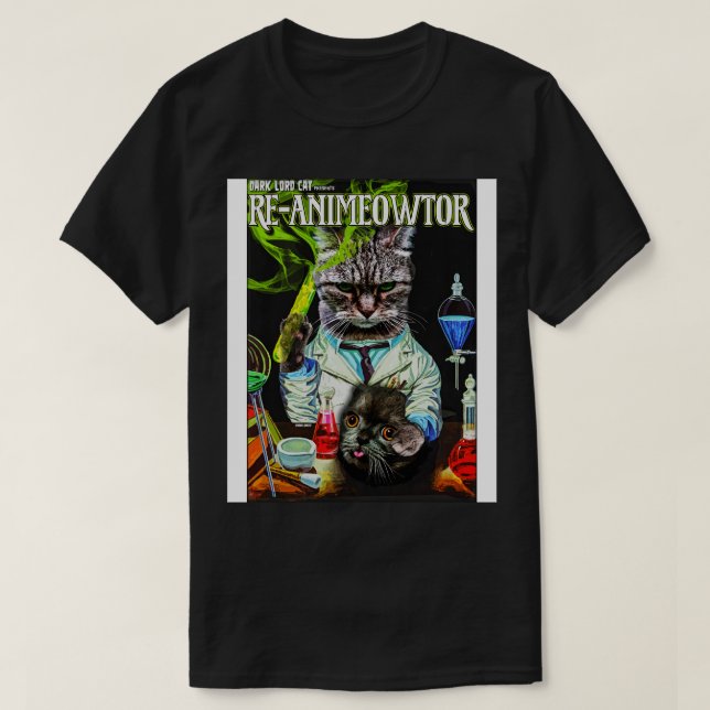 T-shirt Animateur de chat (Design devant)