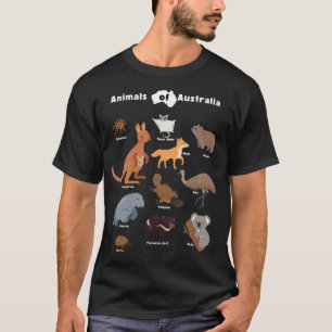 T-shirt Animaux australiens Aussie Wildlife