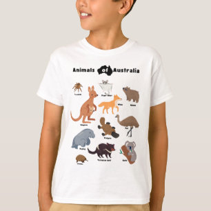 T-shirt Animaux australiens Aussie Wildlife