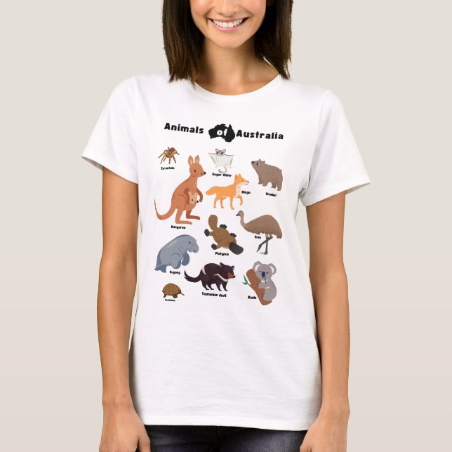 T-shirt Animaux australiens Aussie Wildlife (Devant)