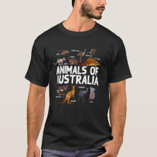 T-shirt Animaux D'Australie - Enseignement Des Animaux Aus