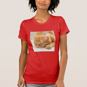 T-shirt Animaux de bébés cutest Chat de gingembre dorman