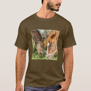 T-shirt Animaux de bébés cutest Colt à cheval