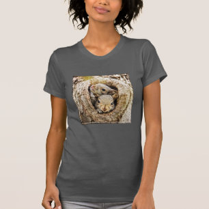T-shirt Animaux de bébés cutest   Écureuils curieux