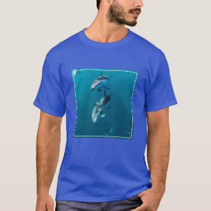 T-shirt Animaux de bébés cutest Famille de dauphins