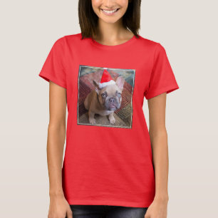 T-shirt Animaux de bébés cutest   French Bulldog Christmas