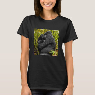 T-shirt Animaux de bébés cutest   Gorilla & bébé