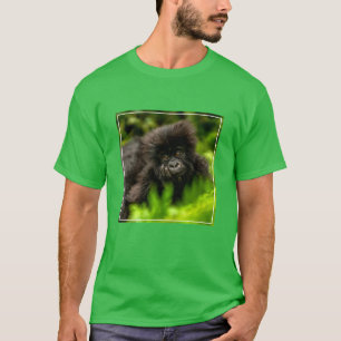 T-shirt Animaux de bébés cutest   Gorille des Montagnes In