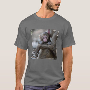 T-shirt Animaux de bébés cutest   Singe et bébé japonais