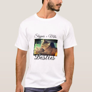 T-shirt Animaux de compagnie amis besties ajouter nom anim
