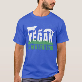 T-shirt Animaux de ferme herbivores Légume Végétarien Végé