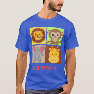 T-shirt animaux de la famille zoo