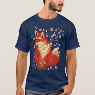 T-shirt Animaux De La Faune De L'Amoureux Cerisier Fleur S