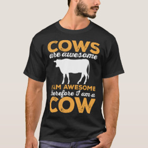T-shirt Animaux de la ferme de vache - Les vaches sont mer