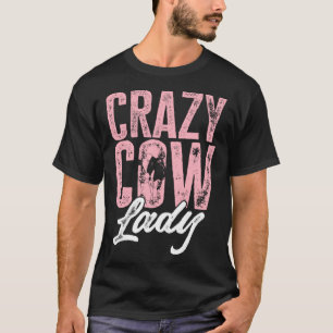 T-shirt Animaux de la ferme vache Dame vache folle