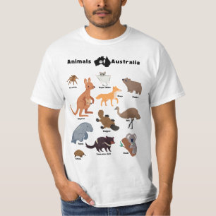 T-shirt Animaux de l'Australie faune australienne