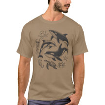 T-shirt Animaux de l'océan vintage | La vie marine