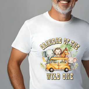 T-shirt Animaux de safari pour l'anniversaire des garçons 