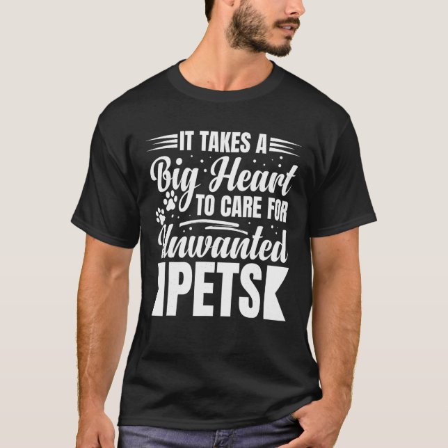 T-shirt Animaux de sauvetage Animaux de l'ameublement Ouvr (Devant)