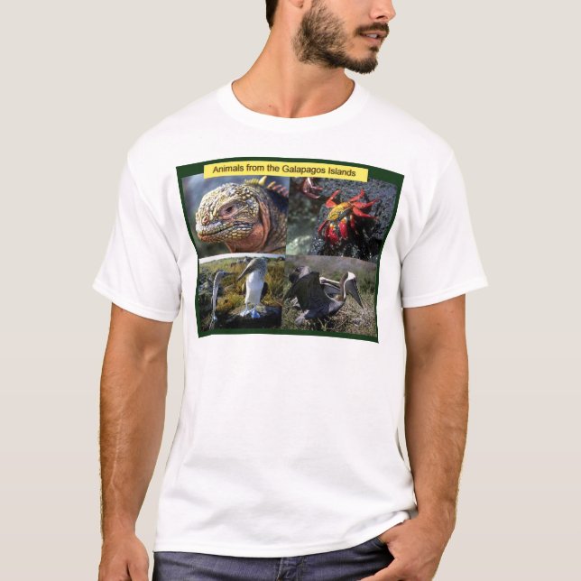 T-shirt Animaux des îles de Galapagos (Devant)