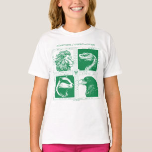 T-shirt Animaux des Maisons HOGWARTS™ en grille