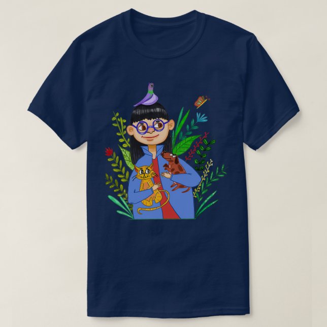 T-shirt animaux domestiques (Design devant)