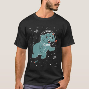 T-shirt Animaux éléphants dans l'espace