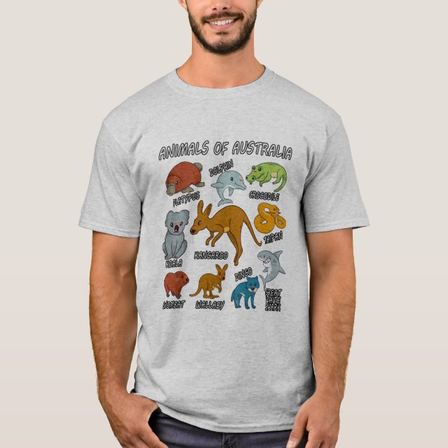 T-shirt Animaux En Australie (Devant)
