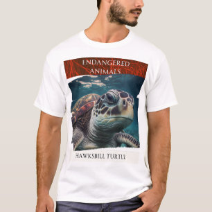 T-shirt Animaux en voie de disparition - Tortue mouchetée