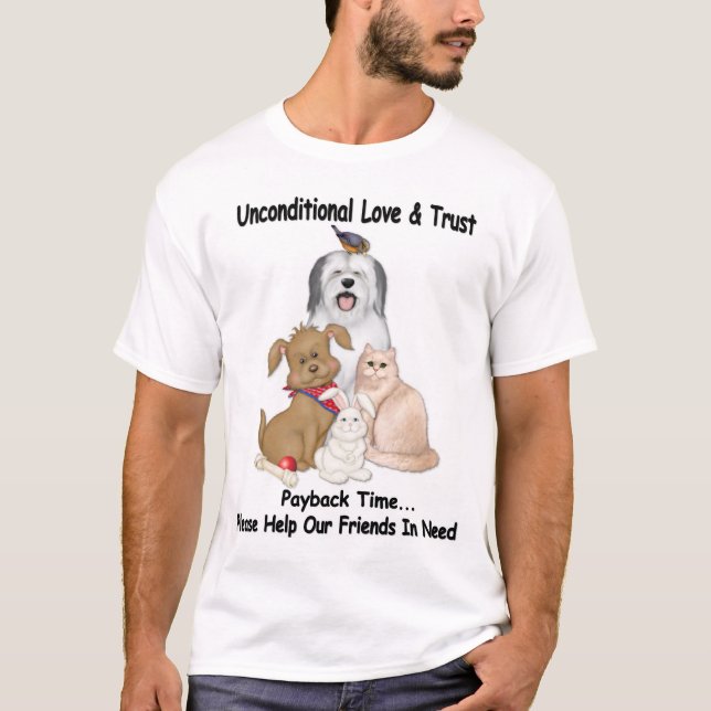 T-shirt Animaux familiers de Côte du Golfe (Devant)