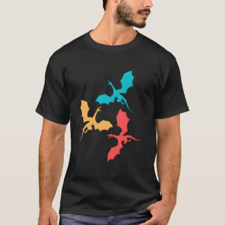 T-shirt Animaux fantastiques dragons médiévaux Jeunesse