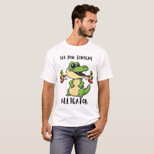 T-shirt Animaux Fête Alligator