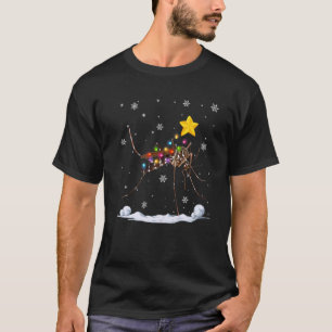 T-shirt Animaux moustiques de Noël Lumières des arbres de 