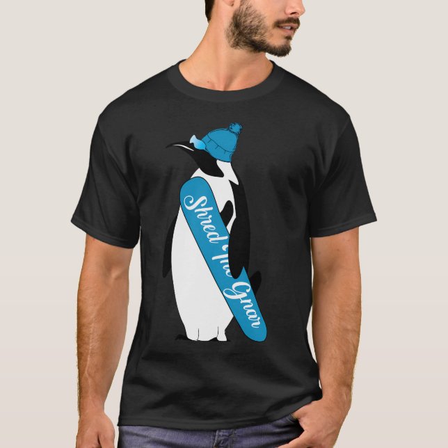 T-shirt Animaux Partager Le Pingouin Gnar Cartoon (Devant)