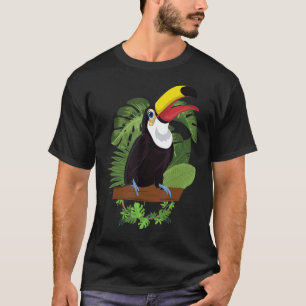 T-shirt Animaux tropicaux Oiseau d'été Forêt tropicale Tou