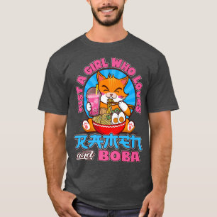 T-shirt Anime Ado Cadeau fille juste une fille qui aime Ra