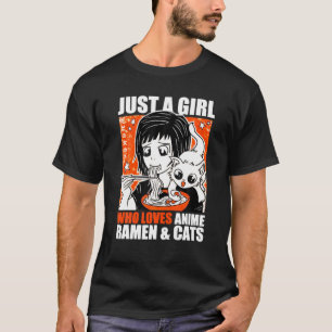 T-shirt Anime Art Pour Femmes Ados Filles Japonaises Anime