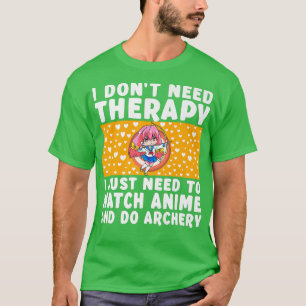 T-shirt Anime Art pour filles Ados Archer Archer Merch Arc