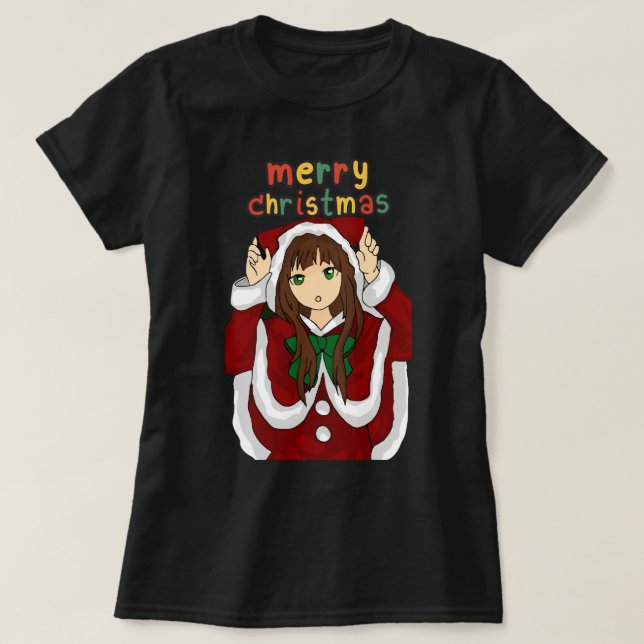 T-shirt Anime Art Tee, cadeau pour les amoureux de mangas (Design devant)