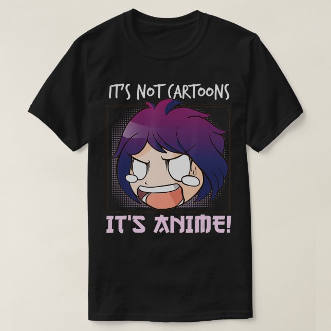T-shirt Anime Cadeau Kawaii Japon Ramen Baka Pour Hommes E (Design devant)