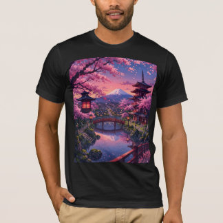 T-Shirt Anime Cerisier Sakura
