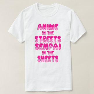 T-shirt Anime dans les rues, Senpai dans la chemise de