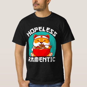 T-shirt Anime de chien de corgi ramento sans espoir