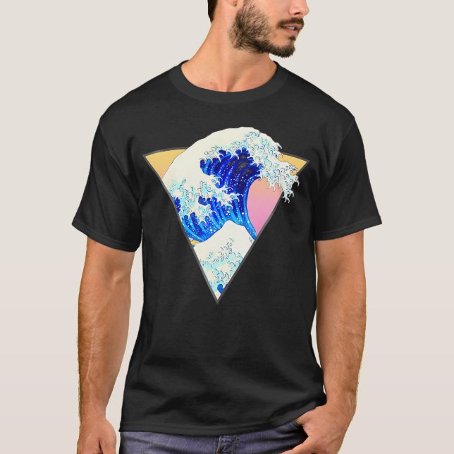 T-shirt Anime esthétique Grande Vague Anime (Devant)
